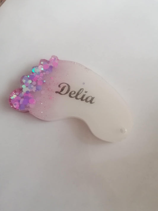 Magnet de frigider in forma de picior realizat din rășină